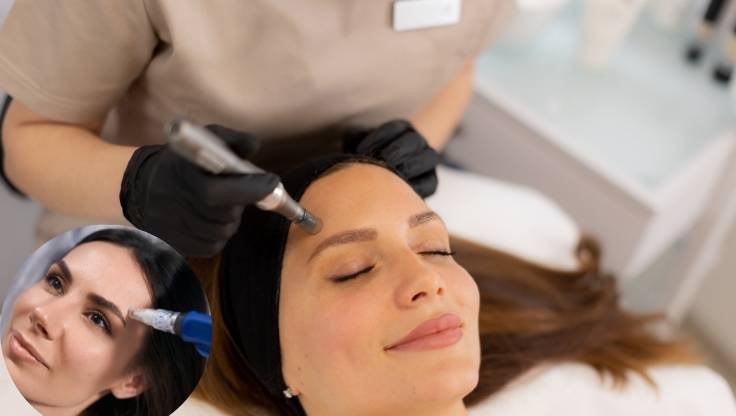 Cuidado estético facial profissional com foco no bem-estar da pele e aparência saudável. Técnica realizada por especialista, promovendo conforto e autoestima.