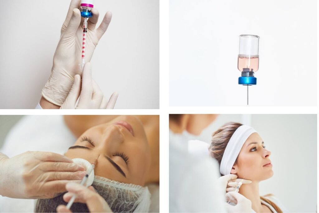 Irene Fênix aplicando procedimento com foco na pergunta: O que é botox?